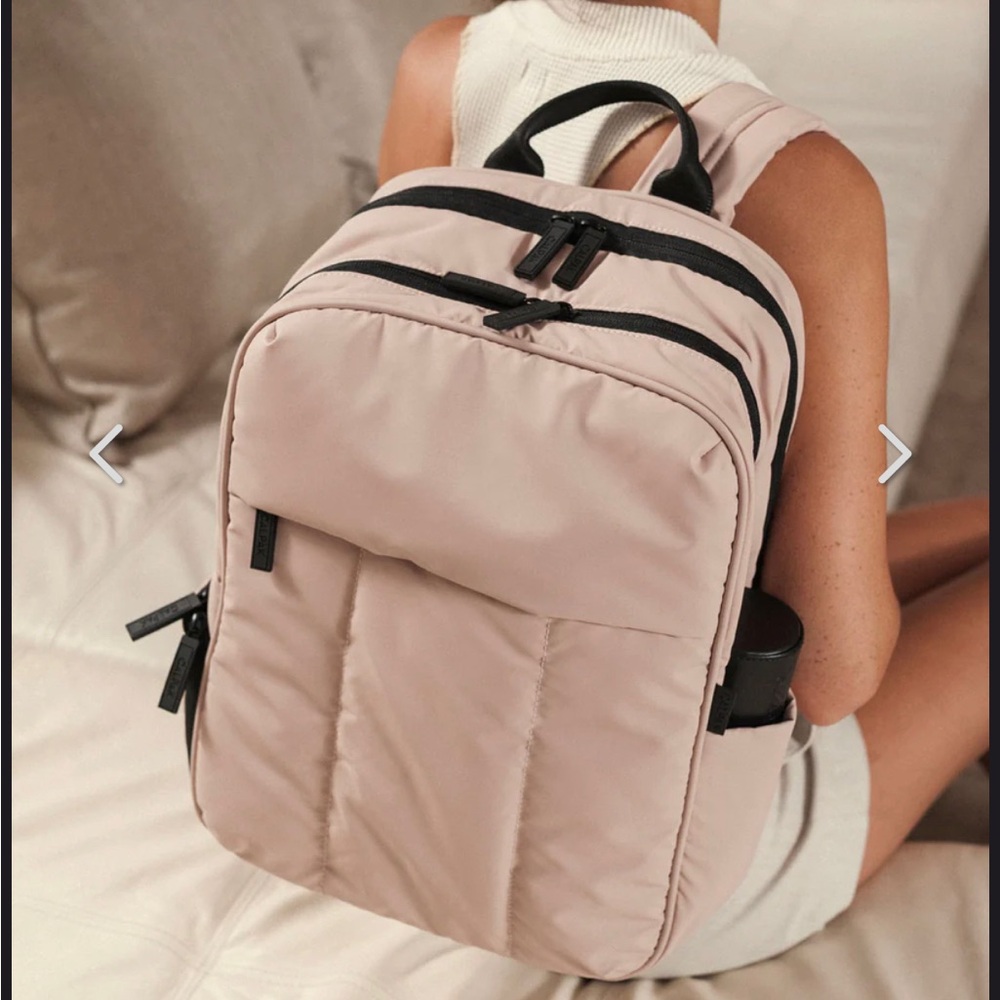 Calpak 15in rose quartz backpack